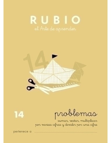 RUBIO CUADERNO DE PROBLEMAS Nº 14 - Pack de 10 unidades P14